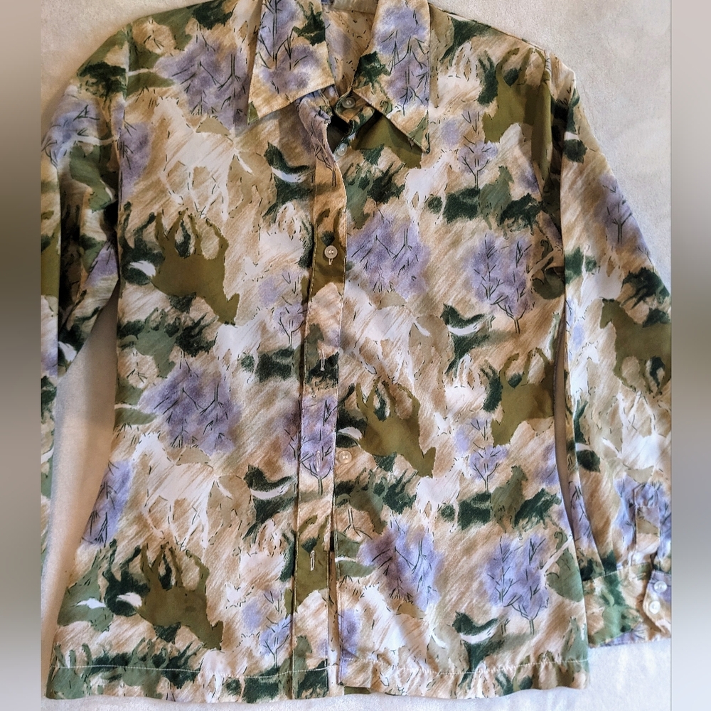 Pastel Horse Print Shirt